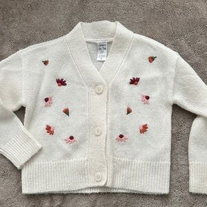 OshKosh B'gosh Cream Knit Cardigan